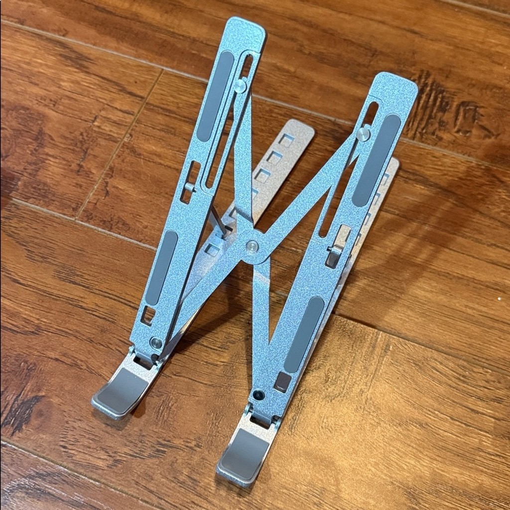 Foldable Lap Stand Computer Holder Bracket 6-Level Adjustable Height Laptop