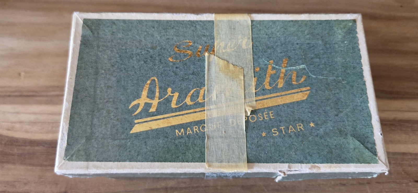 Rare Vtg Super Aramith STAR Series 68mm 2‑Ball Set Blank Phenolic Belgium w/Box