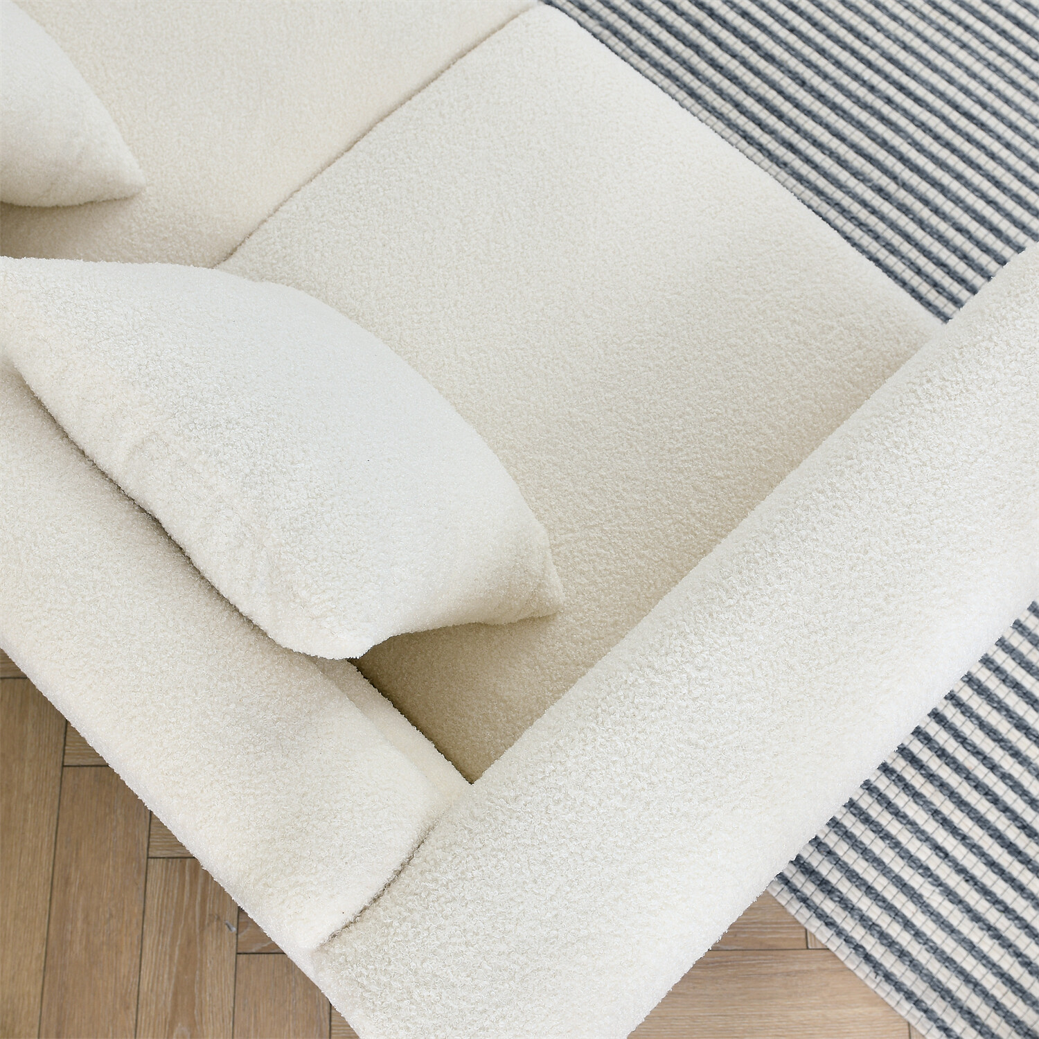 60'' Loveseat Sofa Couch 2-Seater Upholstered Sofa Couch Living Room Sofa