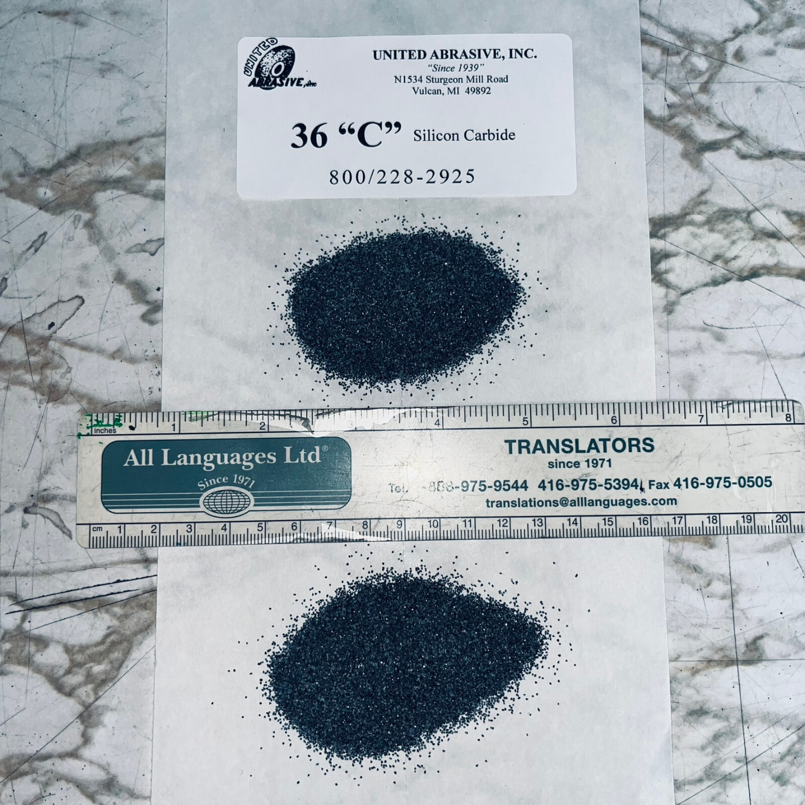 Black Silicon Carbide 4 lb 36 Grit Mesh Coarse Polishing/Tumbling Abrasive Media
