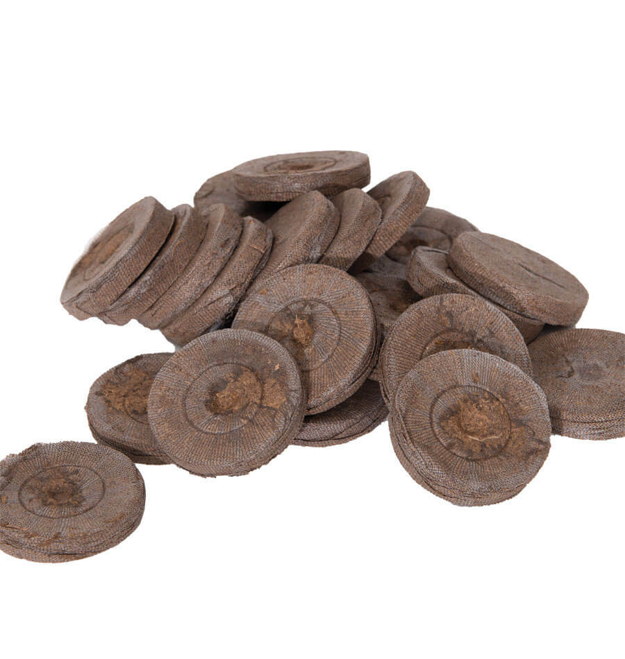 Jiffy Peat Pellets, 36mm - 75ct, Growing Supplies, Seed Starting, Peat Pellets