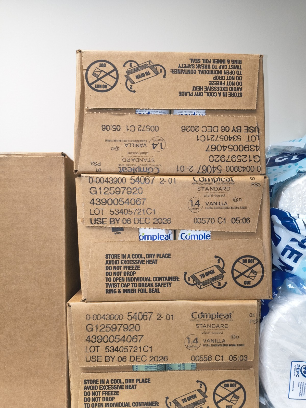 Nestle Complete Standard Plant Based Formula Cases