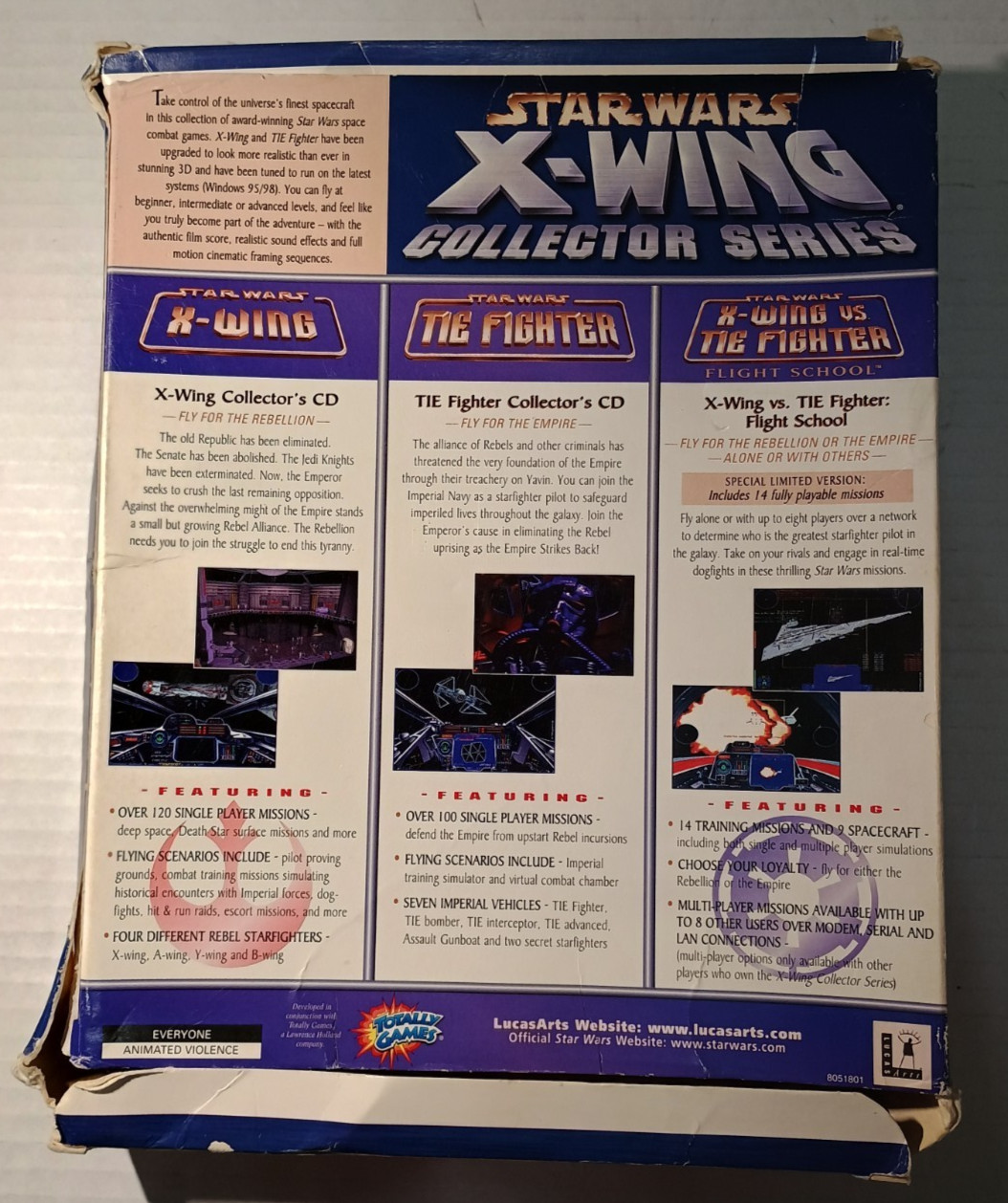 X-Wing Collector Series Instruction Manual and Keyboard Reference Guide See Pics