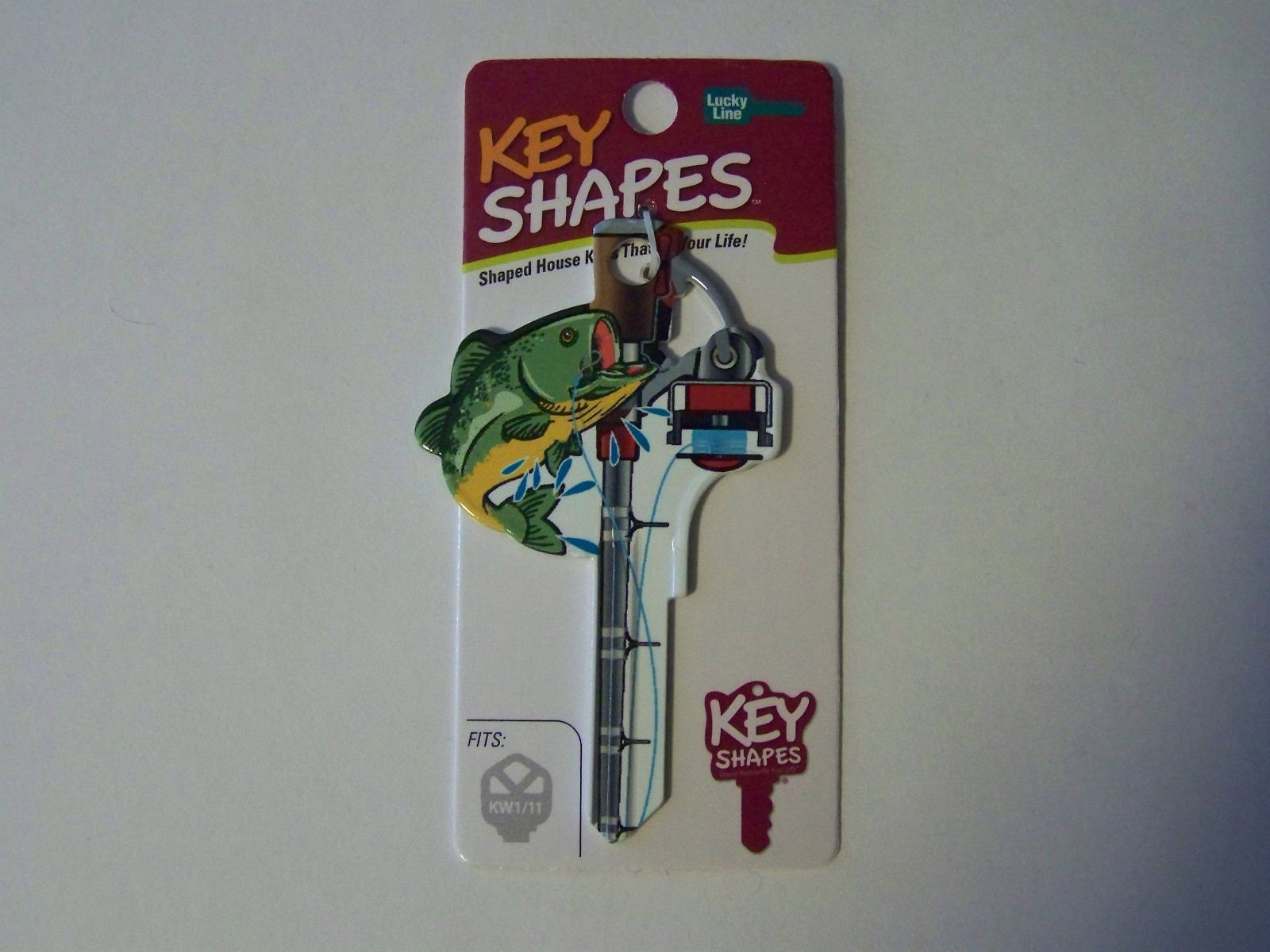Fishing Kwikset house key blank.