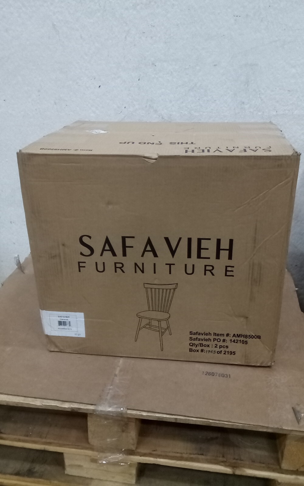 Safavieh PARKER SPINDEL SIDE CHAIR, Reduced Price 2172725650 AMH8500B