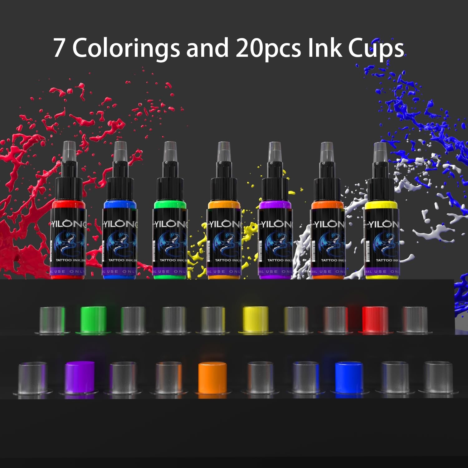 Wireless Tattoo Kit for Beginners - Machine 3Mm, Black One Battery