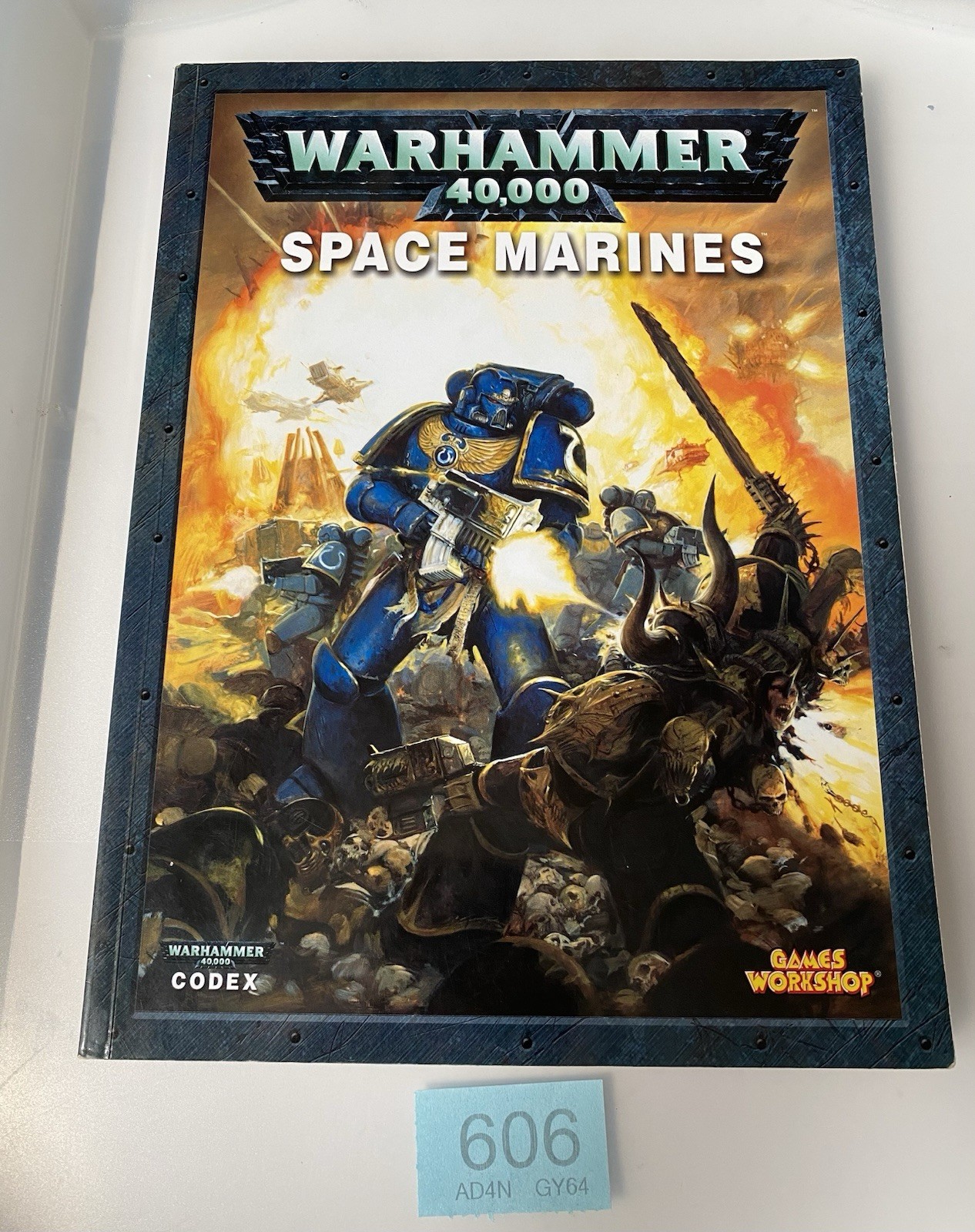 40k 5th Ed Space Marine Codex, OOP Softcover Book, V.Good Condition