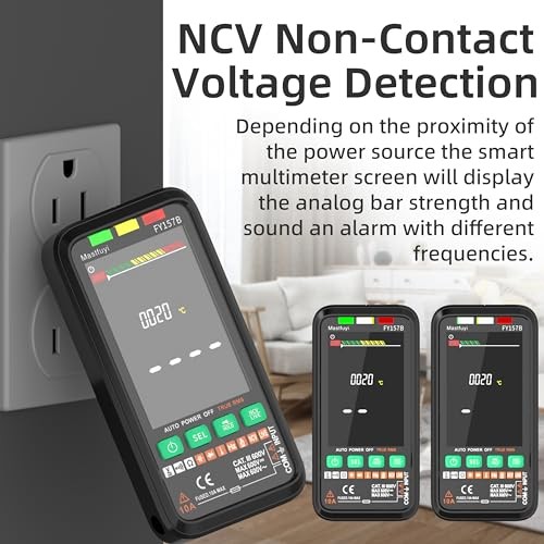 Multimeter Digital, Rechargeable Electrical Tester, NCV Intelligent Multi
