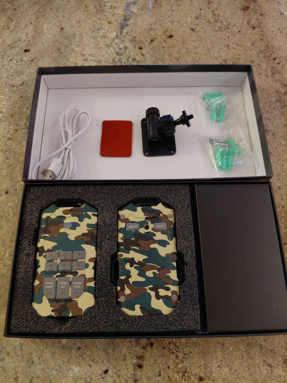 Letwesaf Wireless Radar Motion Sensor Desert camo Read description parts only