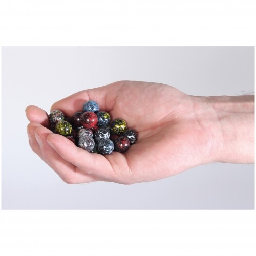 Glass Marbles - Pinto - 14mm (approx 300 pieces)