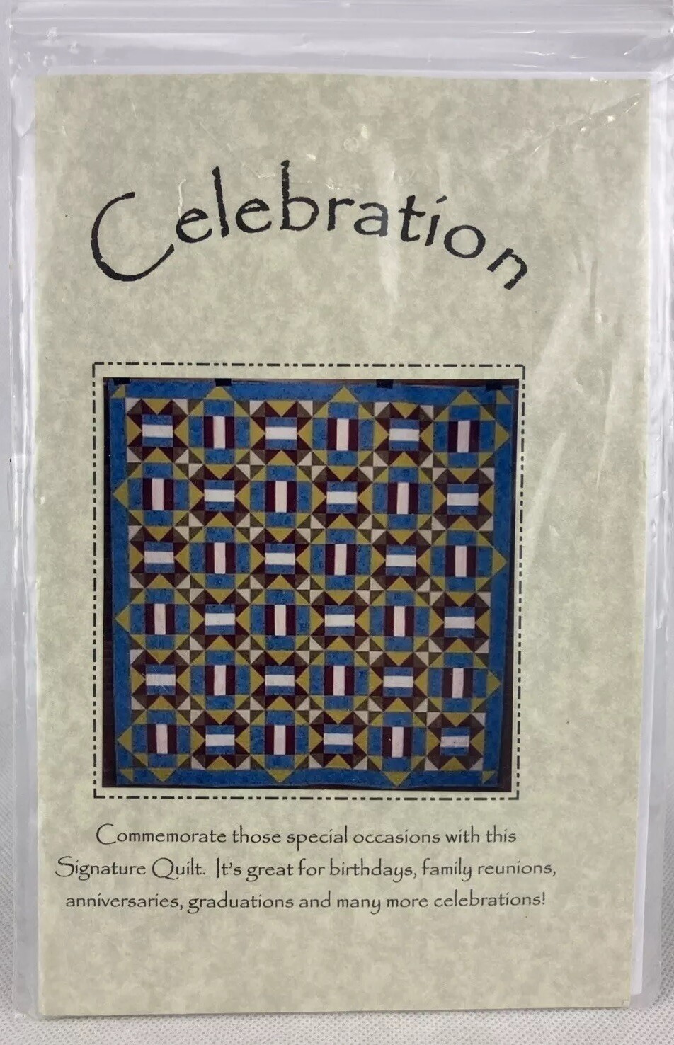 Celebration Signature Quilt Pattern 52" x 52" Finished Small Frey Productions