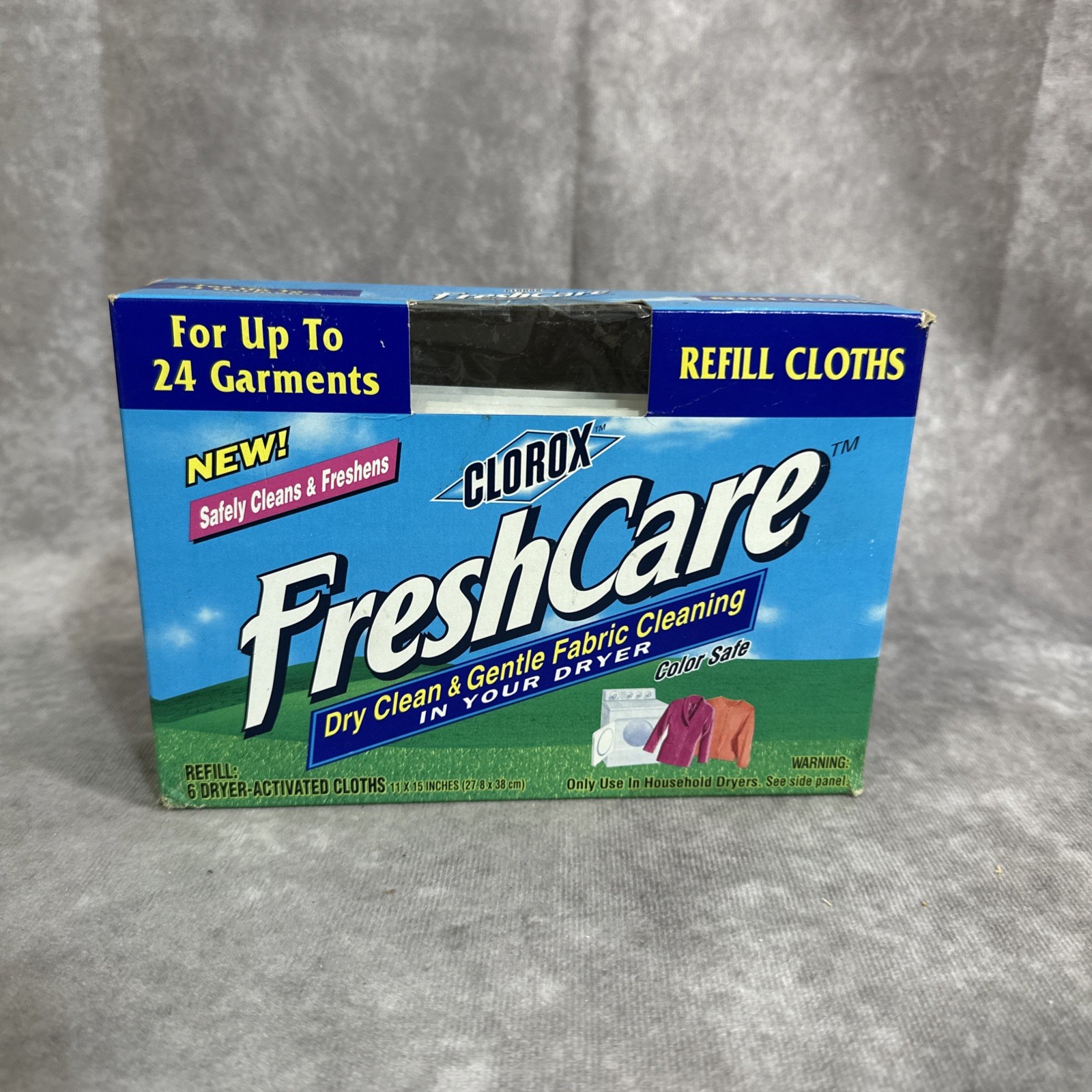 Clorox FreshCare 6 Dryer Activated Refill Cloths Fresh Care Color Safe New