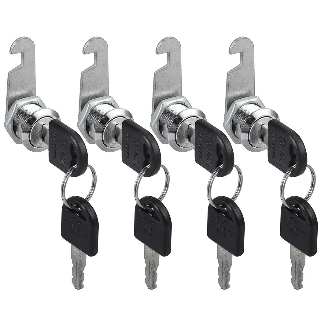 Cam Lock For Door Cabinet Mailbox Cupboard Locker 16-30mm 2 Keys Replacement