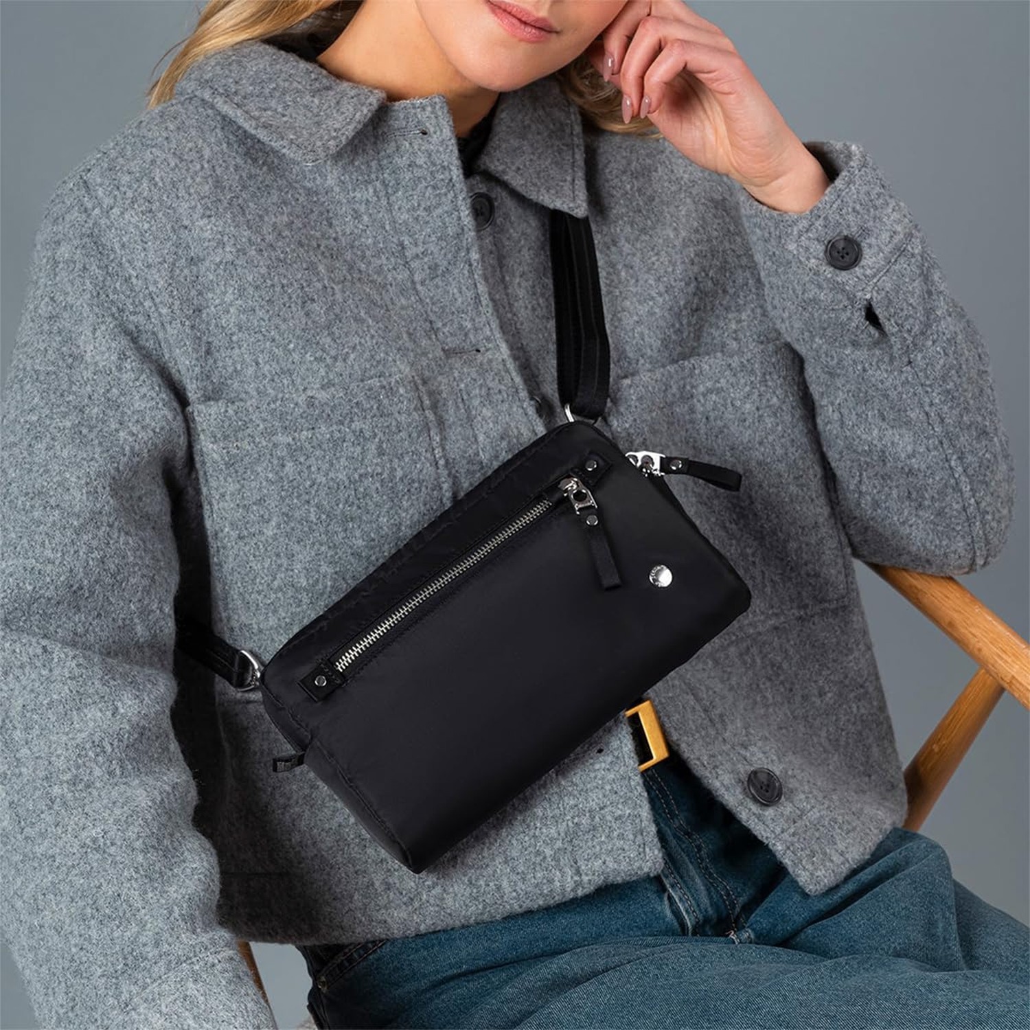 Pacsafe W 3-in-1 Sling One Size Black