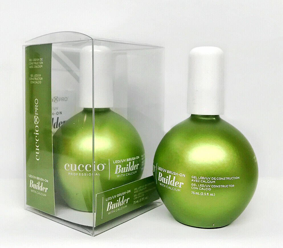 CUCCIO - LED/UV Brush-On Builder Gel with Calcium, Universal Base  75ml (2.5 fl)