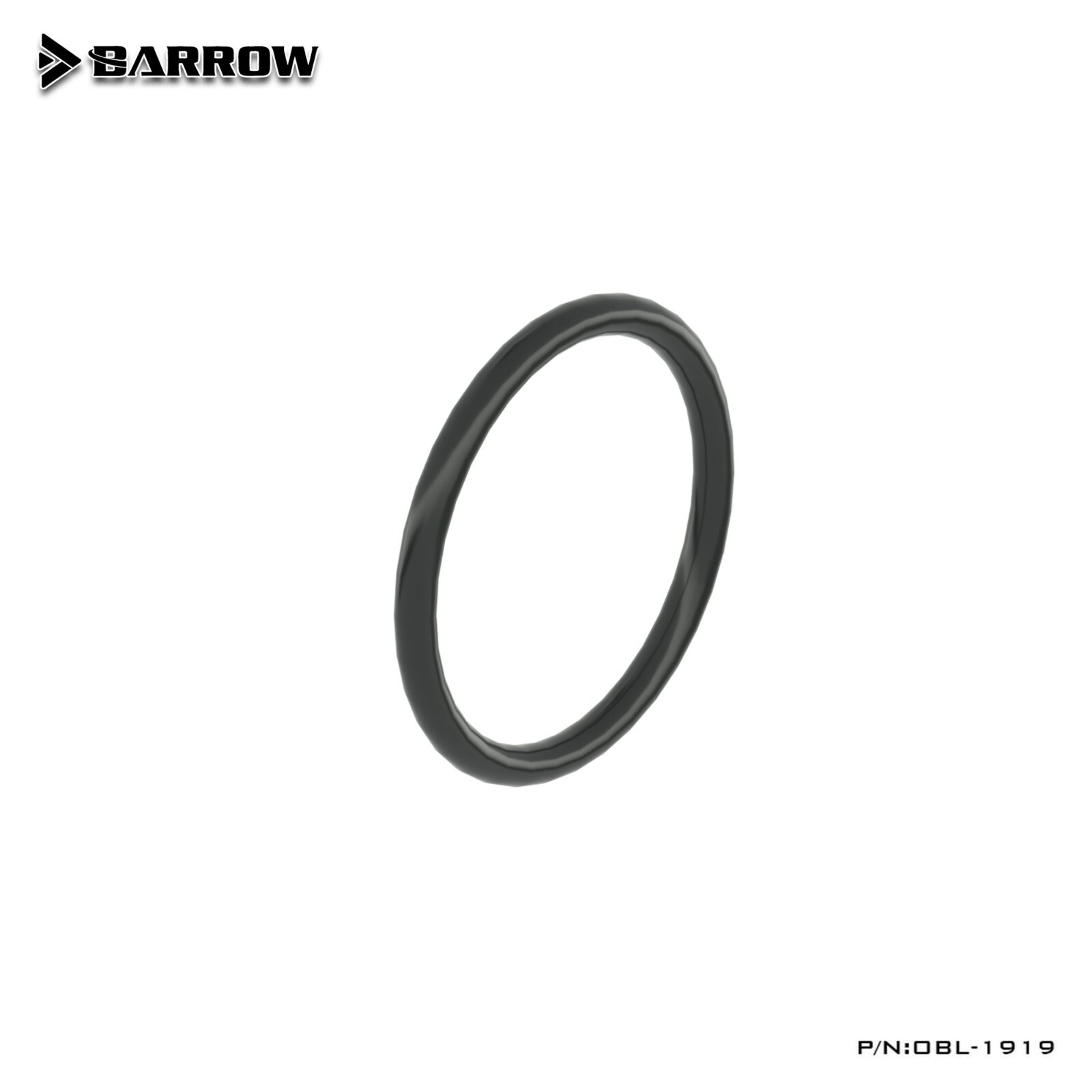 Barrow Water Cooling Sealed Ring O-Ring for 16mm OD Fitting OBL-1919 10Pcs Black