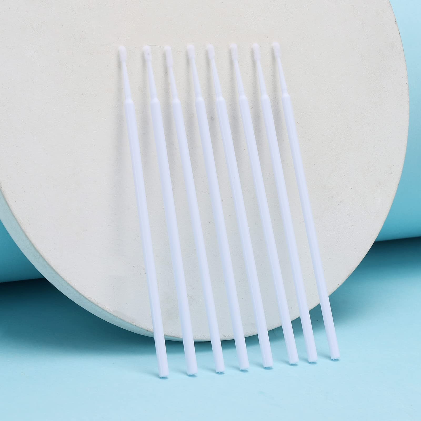 Tbestmax 500 Pcs Micro Applicator Brush Swabs, Disposable 500Pcs-White