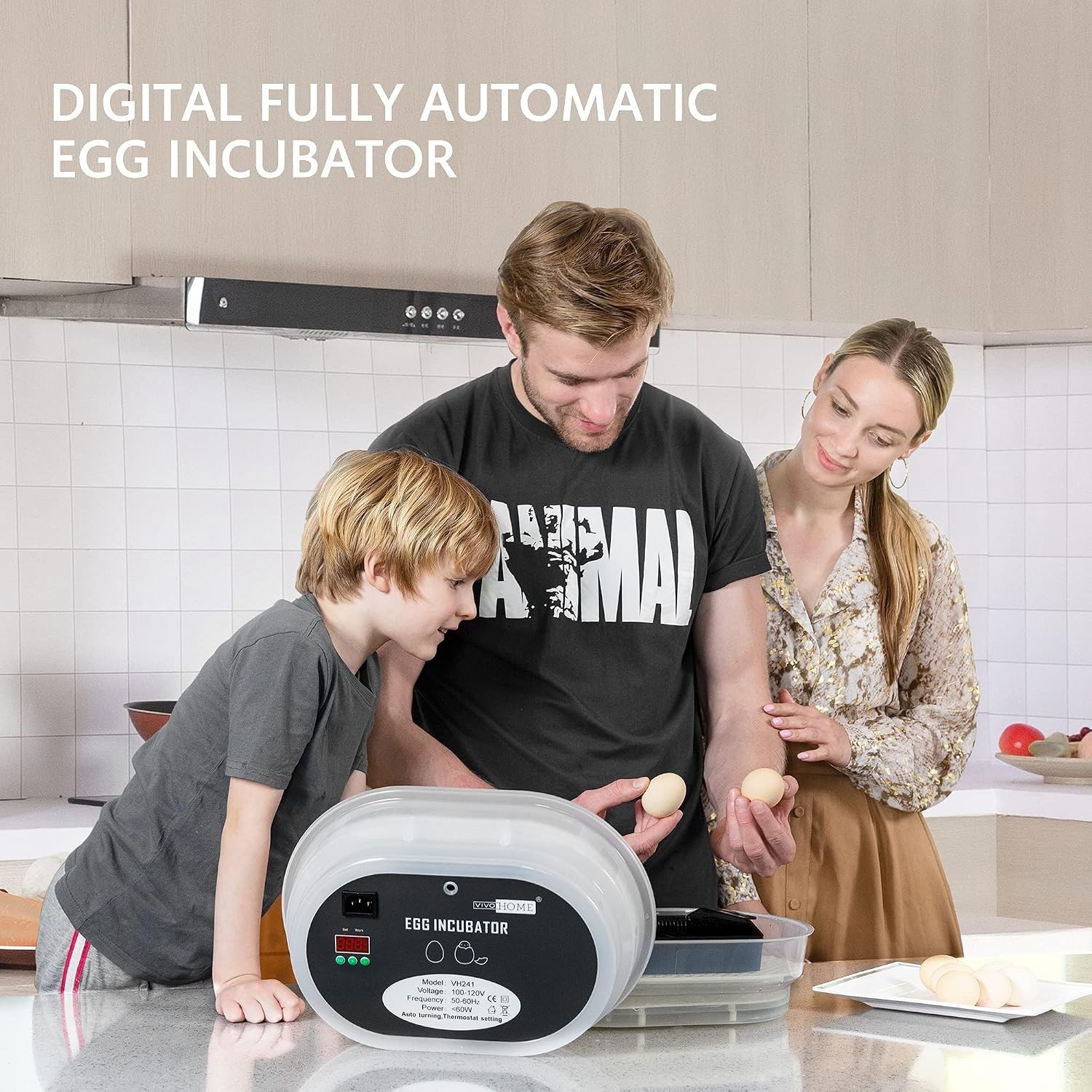 VIVOHOME Mini Digital Egg Incubator Automatic Poultry Hatcher Machine New