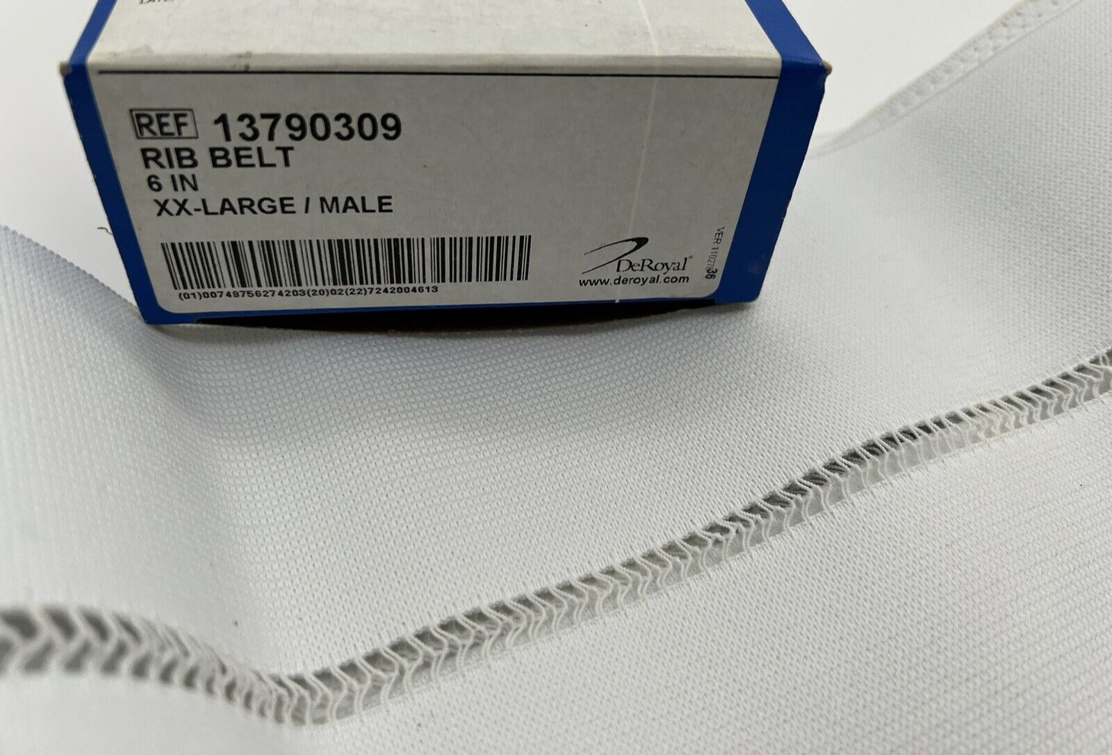 Rib Belt DeRoyal Premium 2X-Large 50 Inch Length 6 Inch XXL Men's #13790309