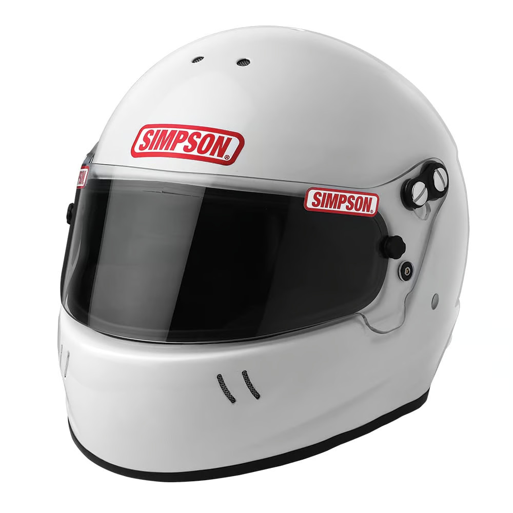 Simpson Racing Viper Youth Racing Helmet Small White 18Y0561