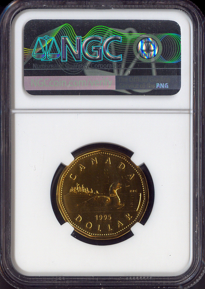 1995 Canada Loon Dollar $1 NGC MS67 MAC - Quality