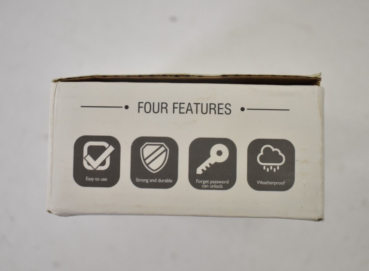 Combination Lock Box For Outside Sturdy Durable For House Home Waterproof