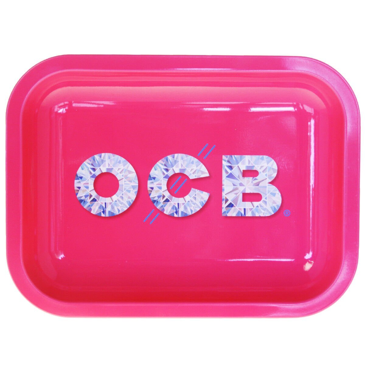 OCB Large - DIAMONDS - Metal Rolling Tray - Limited Edition 14" x 11"