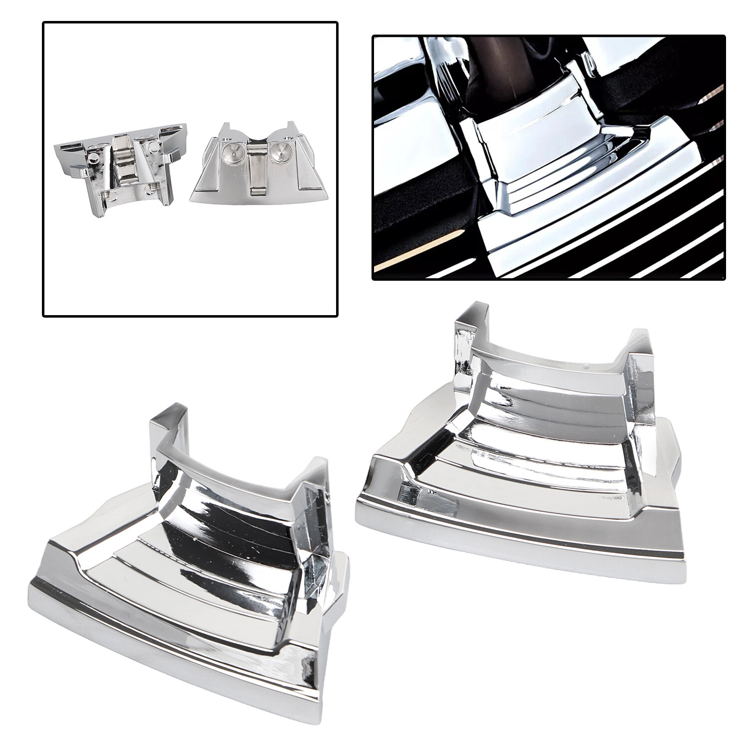 Chrome Spark Plug Covers For Harley Touring 2017-2023 Electra Road Glide FLTRX