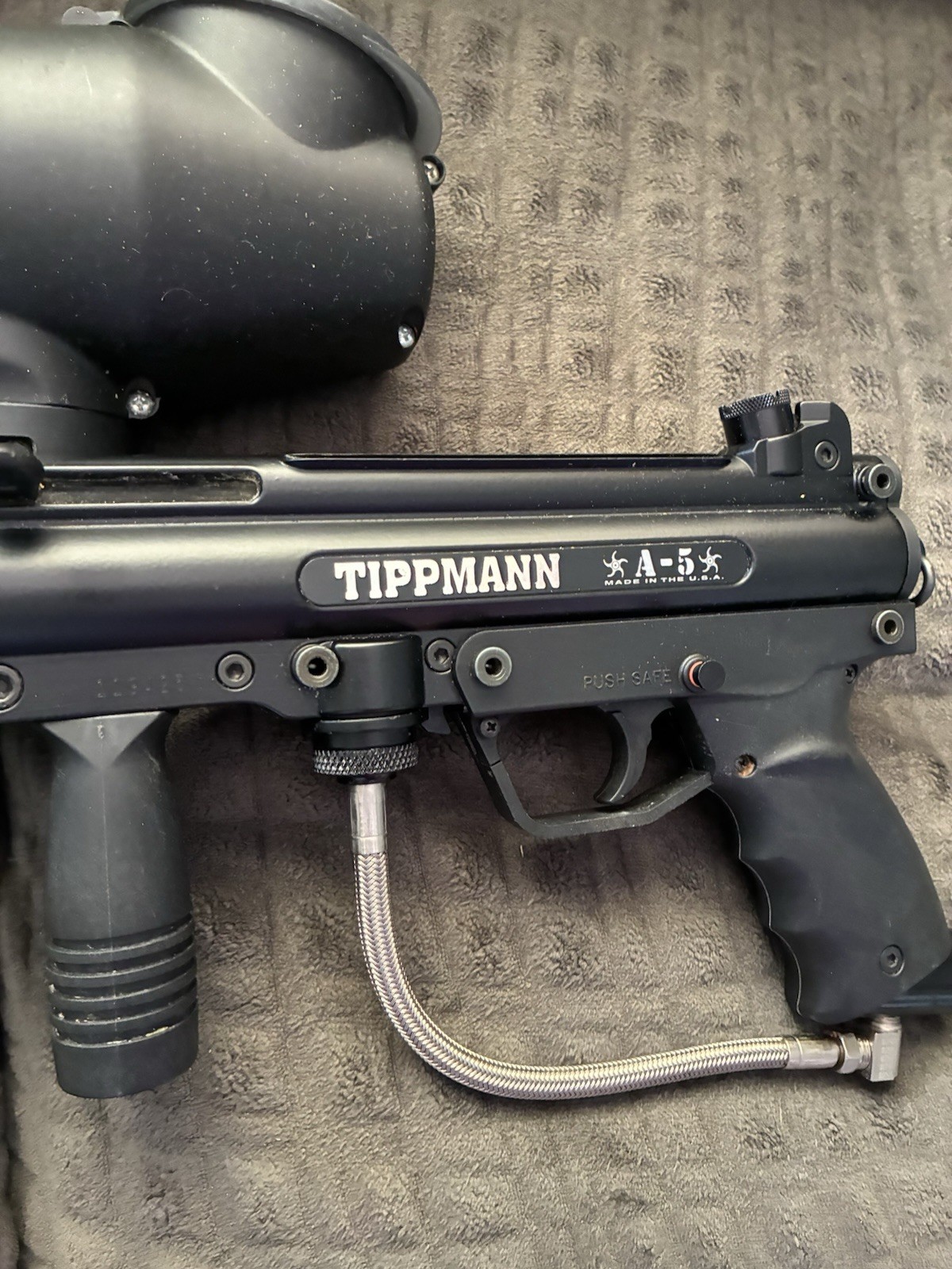 Used Tippmann A5 Paintball Gun & Barrel