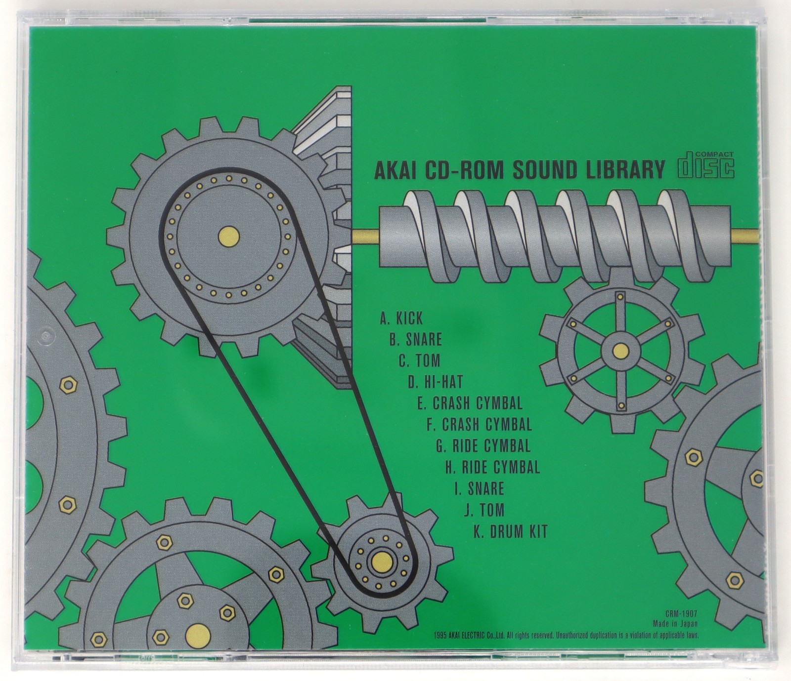 Akai Professional Sound Library Volume 3 Akai Format Sample Library Sampling CD