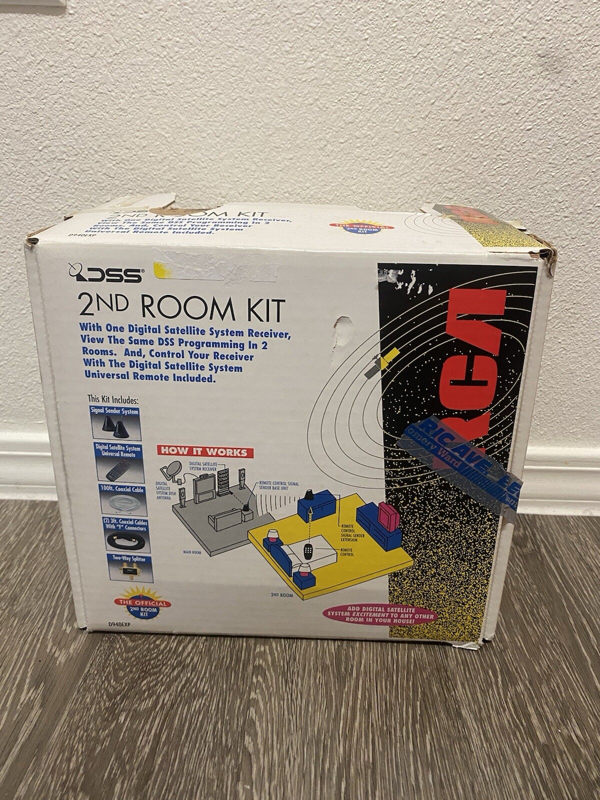 RCA/ DBS/ DSS D-940EXP 2ND ROOM KIT COMPLETE KIT - WITH REMOTE  -