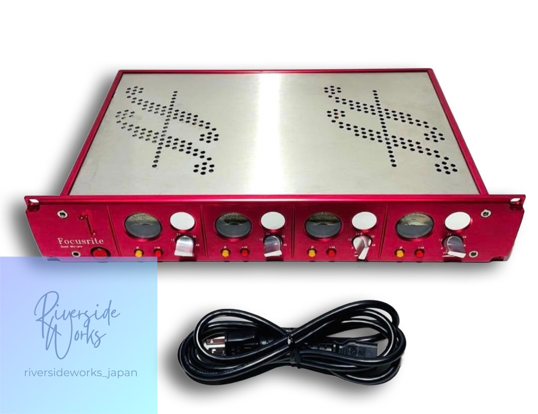 Mint Condition FOCUSRITE RED 1 QUAD MIC-PRE Preamp