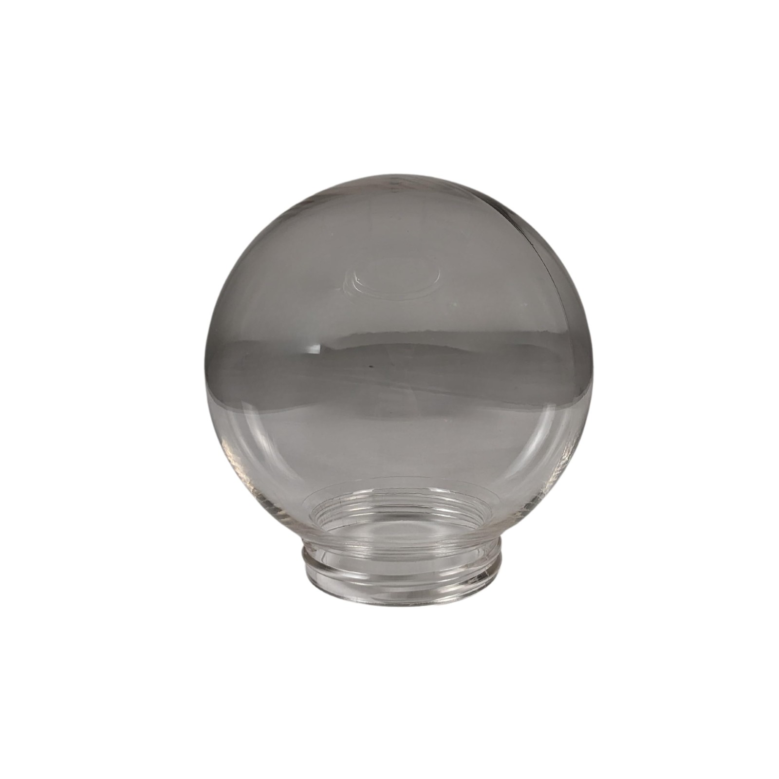6" Clear Acrylic Globe Lens | 3.25" Screw Neck | Outdoor Lamp 6 inches,