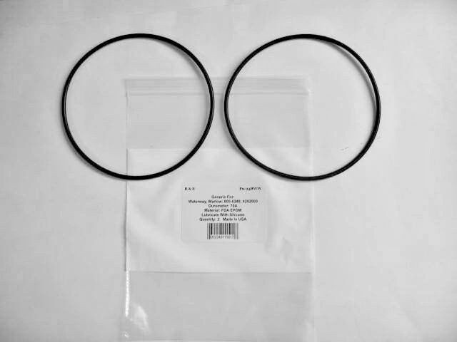 2 Waterway 805-0248 SpaFlo/Iron Might Volute O-Rings / R&S 248WW /FDA EPDM Mat.