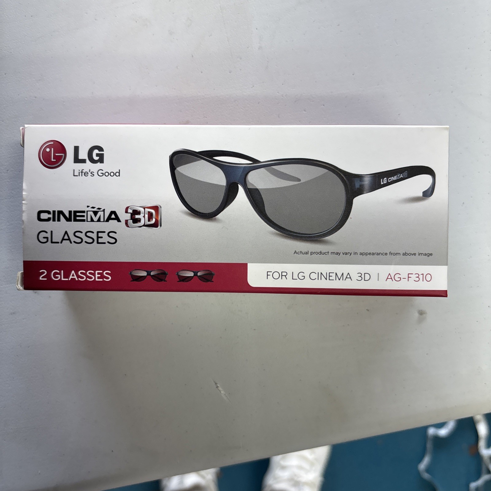 LG 3D Cinema Glasses AG-F310 2 Pairs