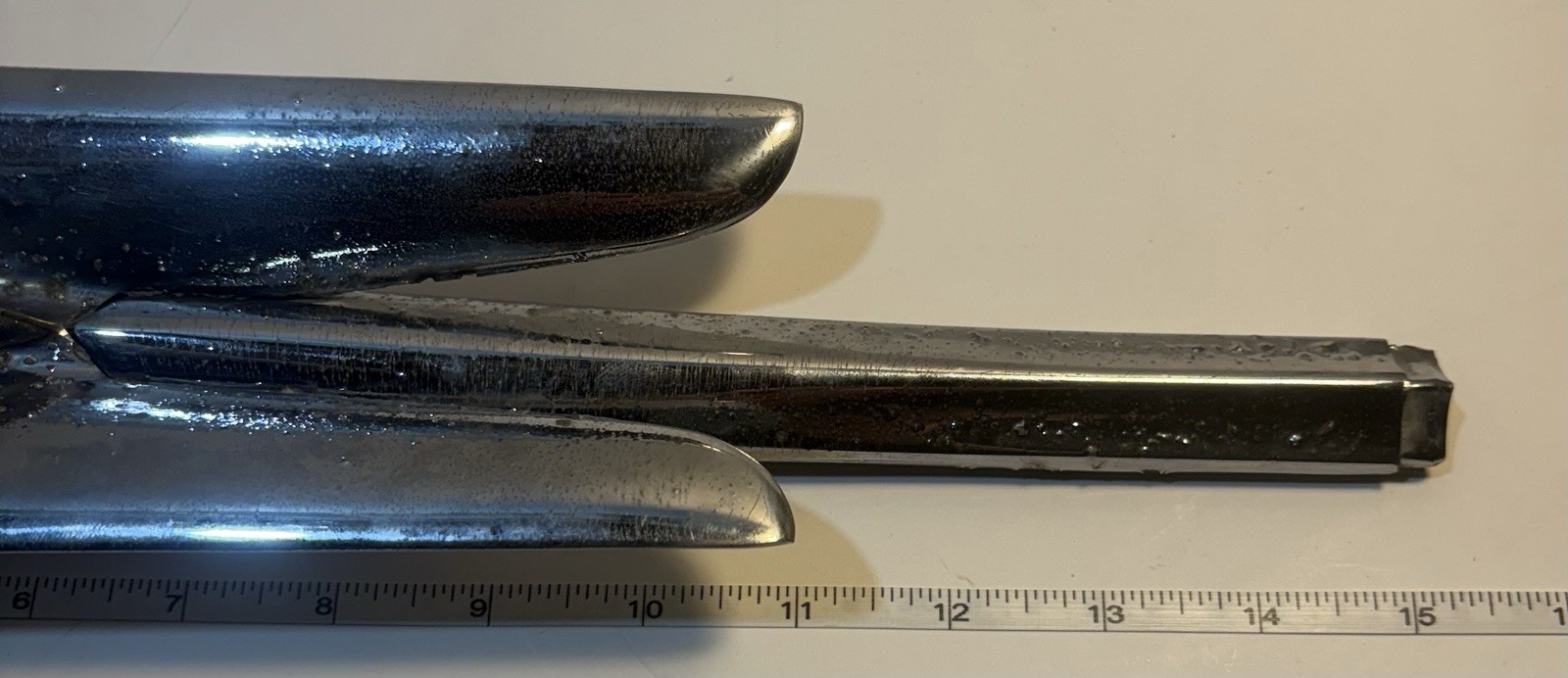 Vintage 1950 Cadillac Flying Goddess Chrome Hood Ornament & Base