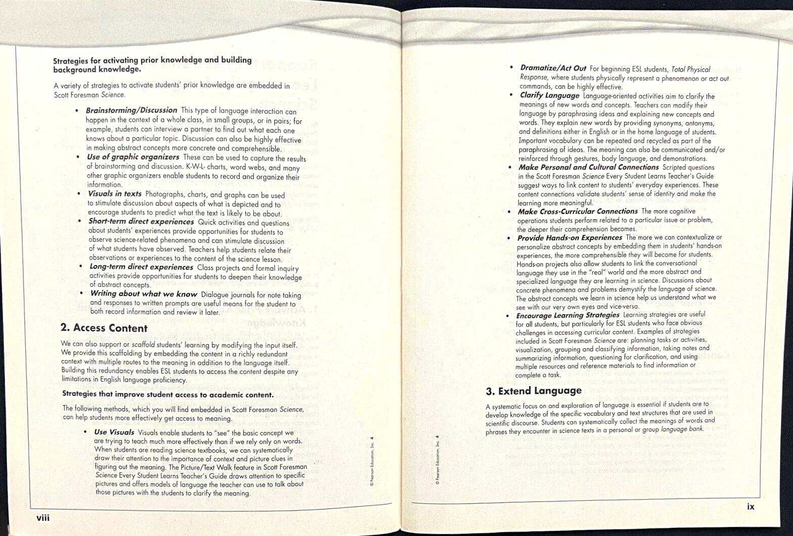 4th Grade - SCIENCE - EVERY STUDENT LEARNS - TEACHER GUIDE (2006, Foresman)
