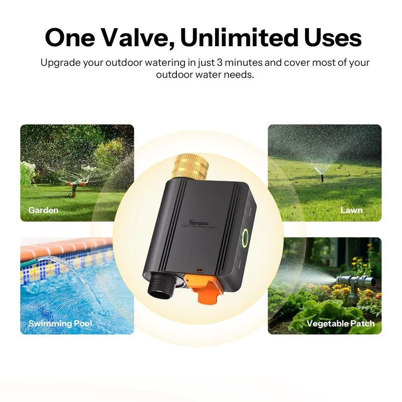 OPEN BOX - Sonoff Zigbee Smart Water Valve