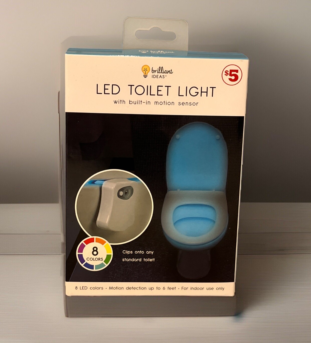 Brilliant Ideas LED Toilet Light Built In Motion Sensor New 2019 Marcell Group