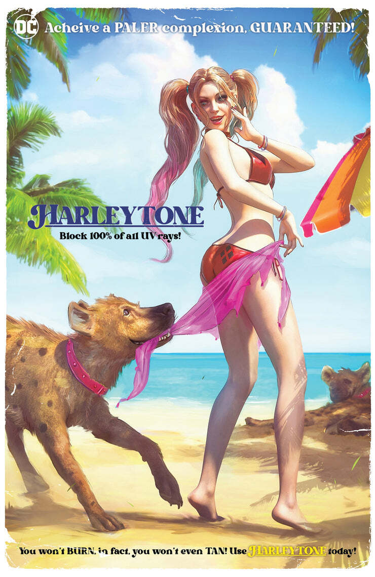 HARLEY QUINN #40 (TIAGO DA SILVA EXCLUSIVE COPPERTONE HOMAGE VARIANT) COMIC ~ DC