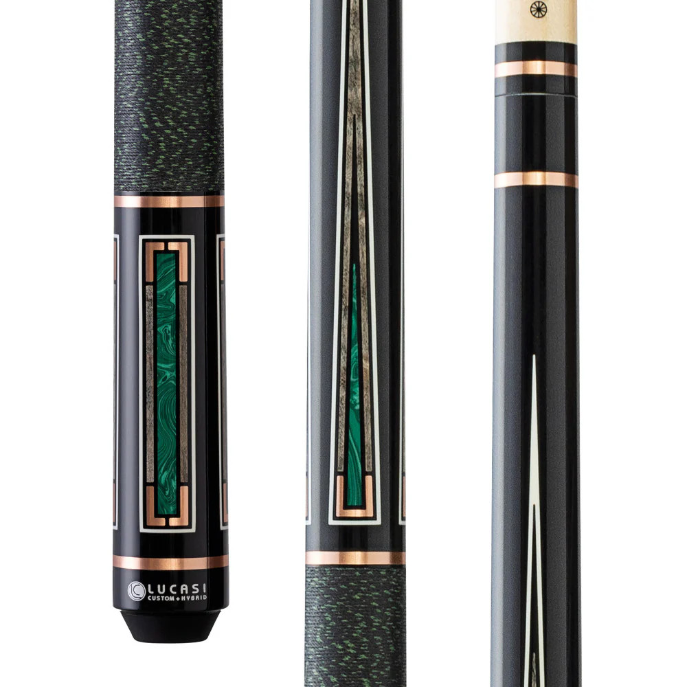 LUCASI LCAD01 ART DECO ROSE GOLD CUE HYBRID 11.75 LD SHAFT KAMUI NEW SHIPS FREE