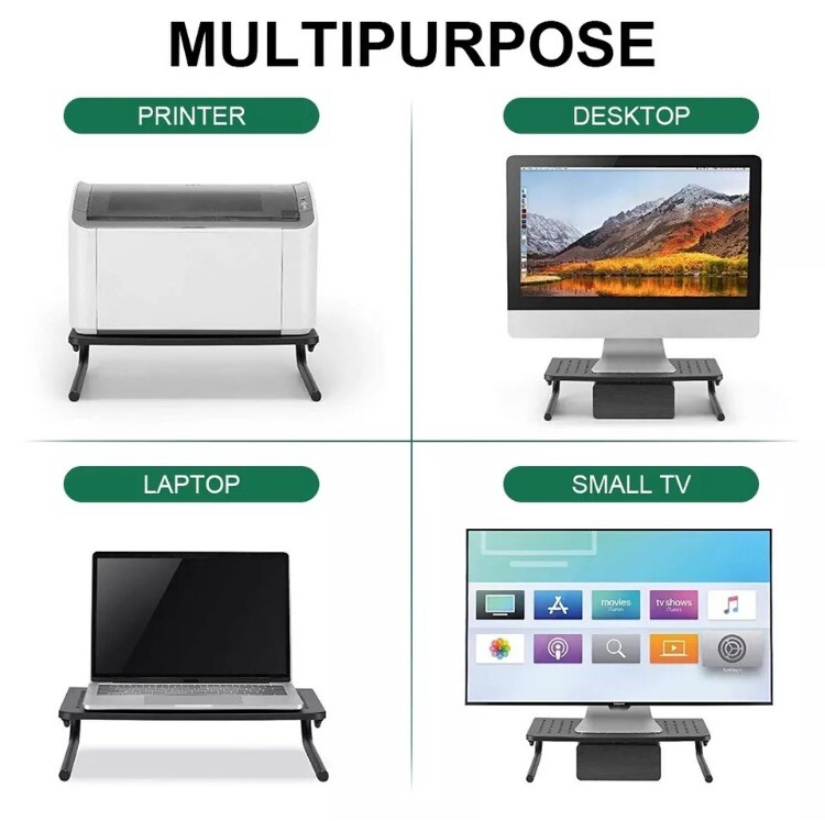 Monitor Stand Riser, Monitor Riser, Laptop Stand for Desk, Laptop Riser, Wali