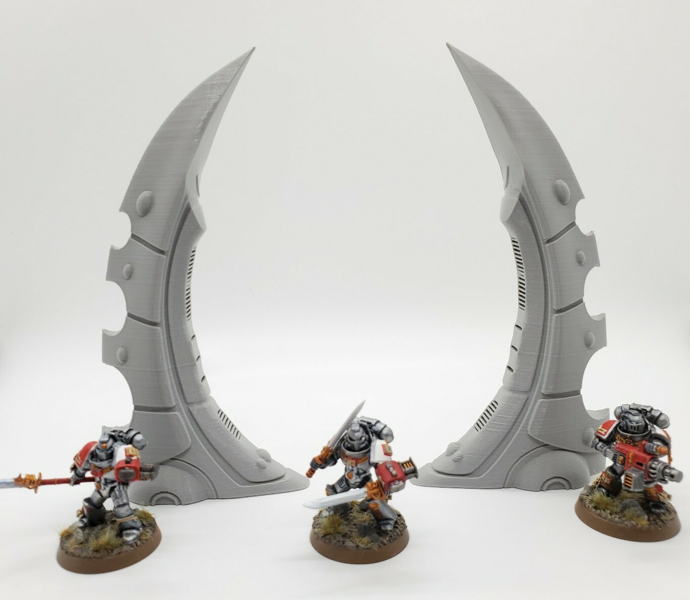 3D Printed Terrain 28mm Space Elves Portal for Tabletop Gaming