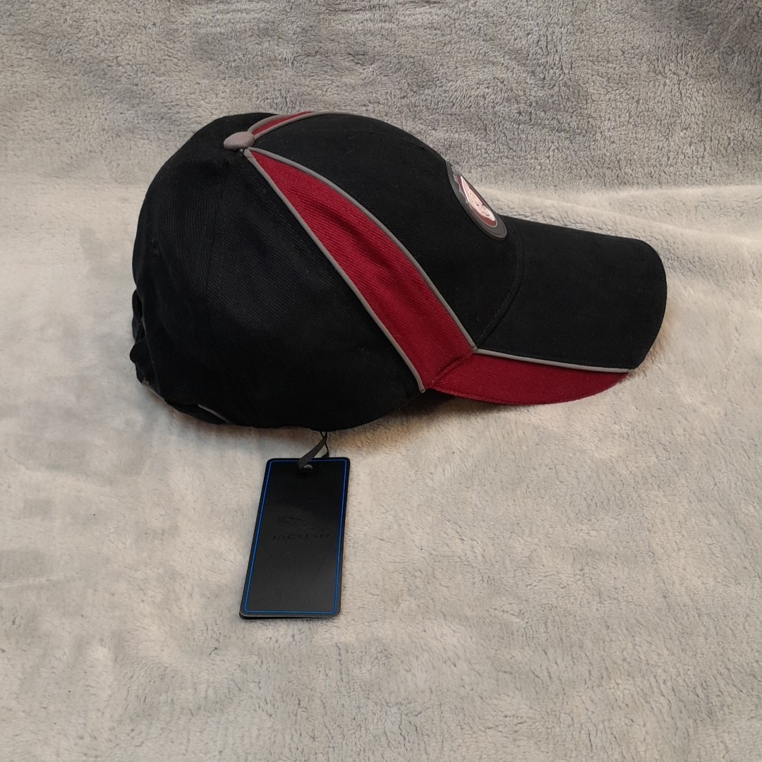Official Black & Red Jaguar Strapback Baseball Hat - NWT