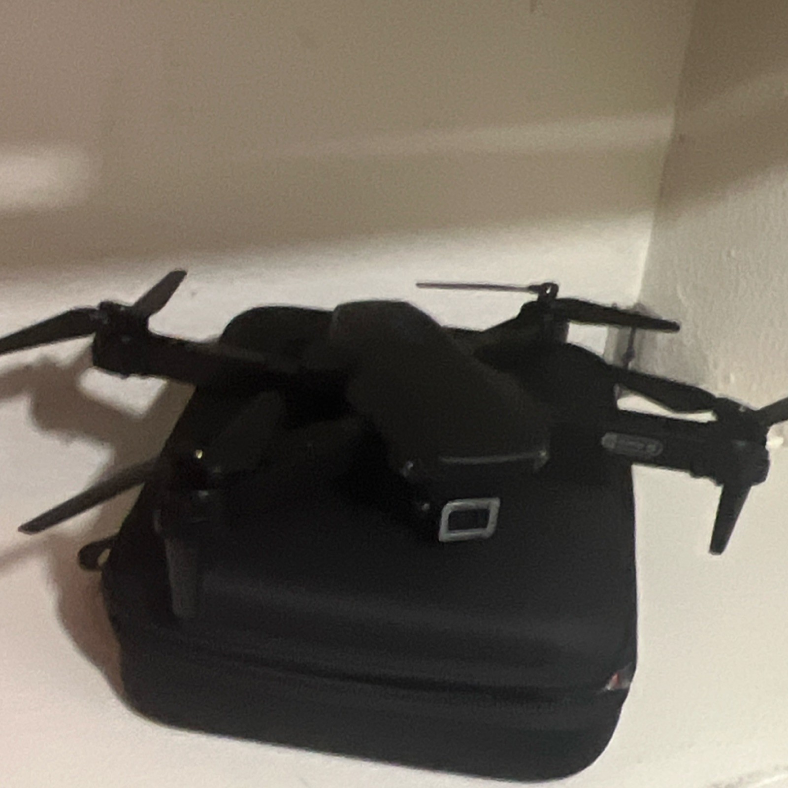 E99 Foldable RC Quadcopter Drone Black w/ Controller, USB Cable & Carry Case