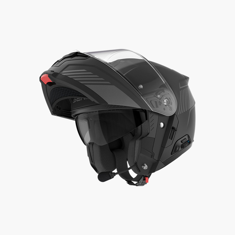 SENA SPECTER Modular Flip-Up Smart Communication Helmet Matte Black Large