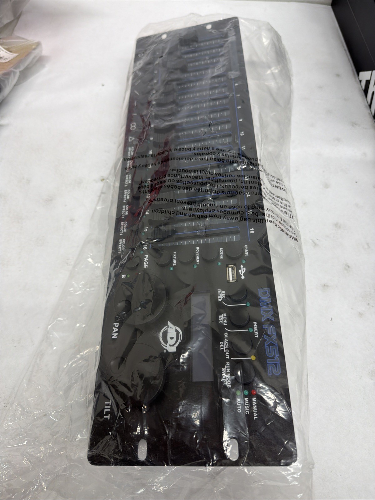 American DJ DMX FX512 19 Rackmount DMX Controller