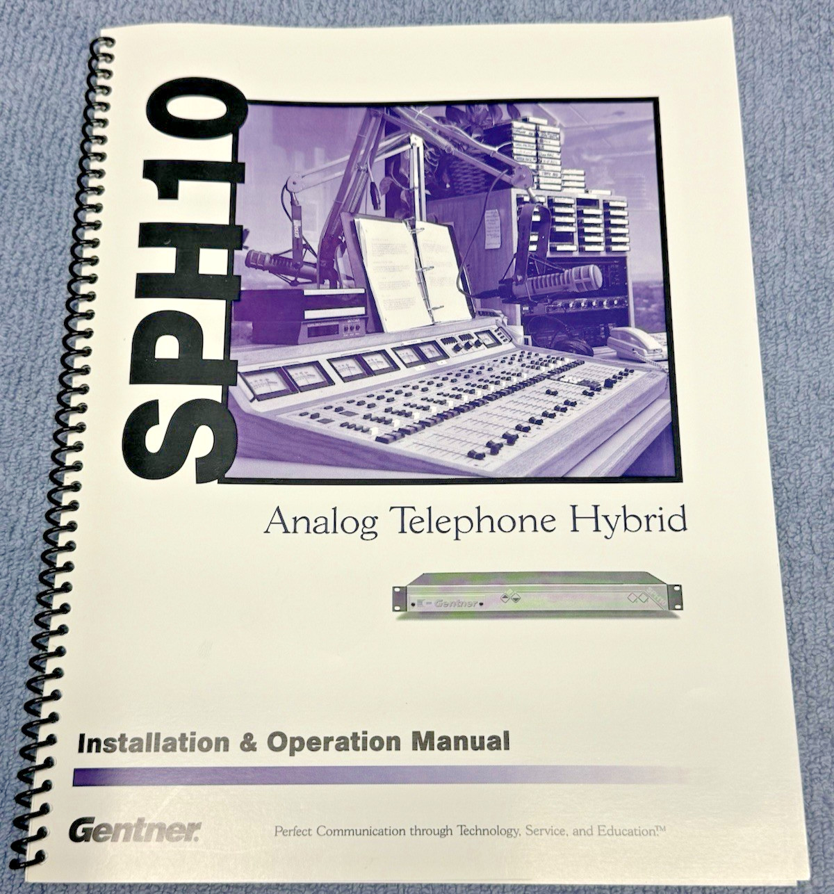 Gentner SPH10 Analog Telephone Hybrid Installation & Operation Manual