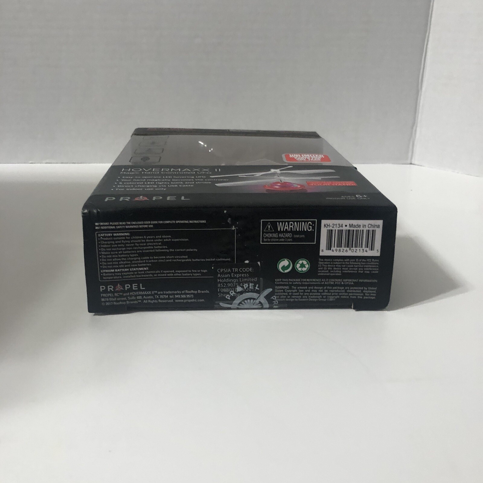 Propel Hovermaxx II Magic Hand Controlled UFO 6 Colored LED Indoor - open box