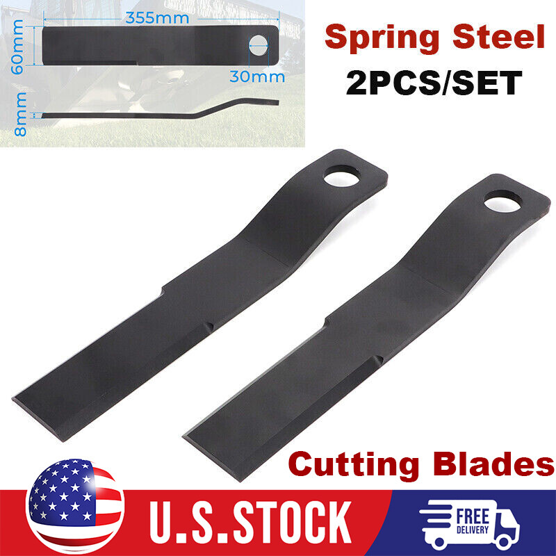 8mm Skid Steer Brush Cutter Cutting Blades For Lawn Mower AGT-RC72 / EXRC54 US